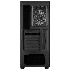 Корпус Aerocool/Formula Menace Saturn RGB-G-BK-v1 (3xUSB, 2xAudio, 0.5 мм, 120 мм FAN, прозрачная стенка-закаленное стекло, mATX