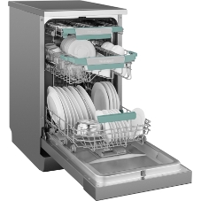 Посудомоечная машина Weissgauff DW 4539 Inverter Touch AutoOpen Inox, серебристый, 44.8 см, 10 компл., сушка конденсационная, 42 дБ, класс A+++