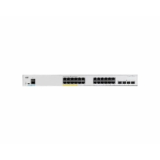 Коммутатор Cisco Catalyst C1000FE-24P-4G-L, 24×LAN + 4×1 Гбит/с, управляемый