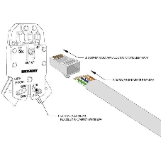 Разъем Rexant UTP RJ-45(8P8C), cat.5e (100 шт.)