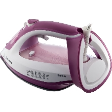Утюг BRAYER BR4006 сиреневый/белый, 2400 Вт, 25 г/мин, 140 г/мин, 280 мл
