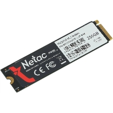 Накопитель SSD Netac NV3000, 250Gb, PCIe 3.0 x4, M.2 2280, NVMe, R/W 3000/1400