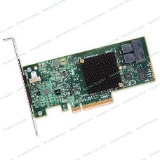 Адаптер HBA Broadcom 9300-8I SGL (LSI00344/H5-25573-00) PCIe 3.0 x8 LP, SAS/SATA 12G HBA, 8port(2*int SFF8643), 3008 IOC, 5 (007080)