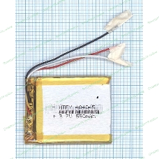 Аккумулятор Li-Pol (батарея) 4x40x45мм 3pin 3.7V/550mAh