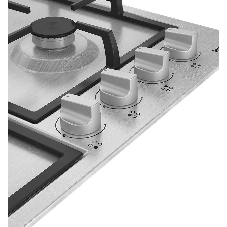 Газовая варочная панель Hotpoint HGMT 642 W IX, независимая, серебристый