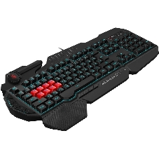 Клавиатура A4Tech Bloody B318 черный USB Multimedia Gamer LED (подставка для запястий)