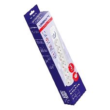 Сетевой фильтр Ippon BK-6-EU-3-16-W 3 м, 6 розеток, белый, коробка