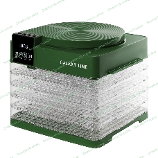 Сушилка для овощей и фруктов Galaxy Line GL 2630, зеленый, с электронным управлением, 450 Вт