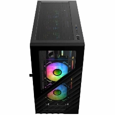 Компьютерный корпус 1STPLAYER DK D7 черный mATX 3x120мм LED fans D7-BK-3F1