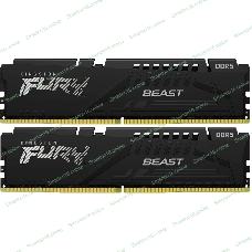 Оперативная память Kingston Fury Beast, DDR5, 32Gb (2x16GB), 6000MHz, CL30, DIMM, с радиатором, черный