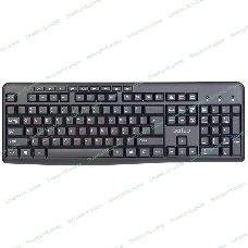 Клавиатура проводная Perfeo PUSH Multimedia, USB, черная