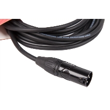 Кабель микрофонный FORCE FMC-06/4.5XLR (M) - XLR (F), высококачественный балансный, малошумящий с проводниками из безкислородной меди OFC, диаметр 6 мм, черные профессиональные металлические разъемы, длина 4,5 м, цвет черный