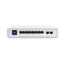 Коммутатор PoE в стойку Ubiquiti UniFi Switch Enterprise 8 PoE USW-Enterprise-8-PoE 8х 2.5G RJ45, 2х 10G SFP+, раздача 120 Вт