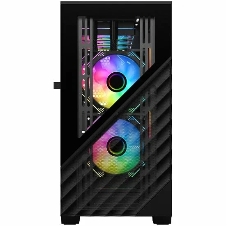 Компьютерный корпус 1STPLAYER DK D7 черный mATX 3x120мм LED fans D7-BK-3F1