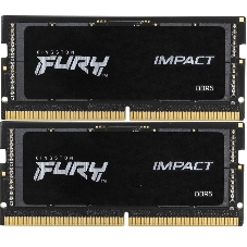 Оперативная память Kingston Fury Impact, DDR5, 32GB (2x16GB), 5600MHz, CL40, SO-DIMM