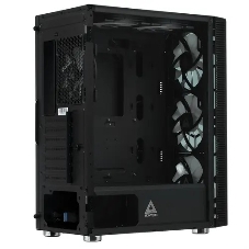 Компьютерный корпус Montech X3 GLASS, без БП, ATX 6x120мм 2xUSB 3.0 1xUSB3.1 audio bott PSU, черный