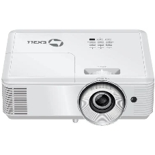 Проектор Exell EXD201W. Технология DLP, 3800 ANSI, WXGA (1280x800), 30 000:1. Проекционное отношение 1.54-1.72. Белый.