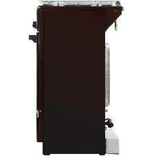Плита газовая De Luxe 5040.32Г (КР) ЧР 014 коричневый, конфорок 4 шт, духовка 46 л, 50 см x 85 см x 50 см