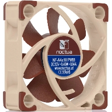 Вентилятор корпусной Noctua NF-A4x10 PWM, 40 мм, 5000 об/мин, 18.1 дБ, 4-pin PWM, без подсветки
