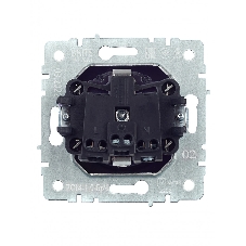 Розетка 1-местная IEK BRITE РС14-1-0-БрЧ (BR-R14-16-K02) с заземлением, с защитными шторками, 16А, черный