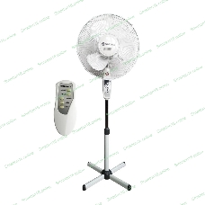 Вентилятор напольный Sakura SA-16G белый/серый ПДУ таймер