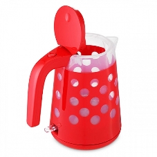 Чайник электрический BQ KT1713P Red. Мощность:2200 Вт, Объем 1,7л, LED подсветка