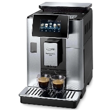 Кофемашина DeLonghi ECAM 610.75.MB металлик/черный, исп. кофе - зерновой/молотый, 2.2 л, 1450 Вт, 19 Бар