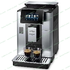 Кофемашина DeLonghi ECAM 610.75.MB металлик/черный, исп. кофе - зерновой/молотый, 2.2 л, 1450 Вт, 19 Бар