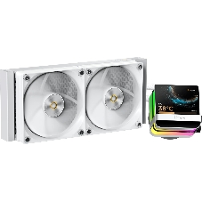 Система охлаждения Ocypus Sigma L24 PRO WH IPS Display/white/290W/All Intel/AMD AM*/Screws