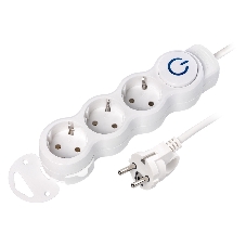 Удлинитель Smartbuy (SBE-16-3-1.5m-ZS) 3 роз х 1,5 м - белый