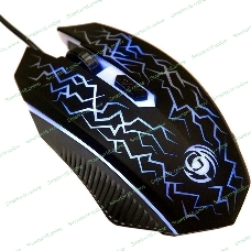 Мышь проводная Dialog Gan-Kata MGK-08U черный, 1600 dpi, USB, кнопки - 4