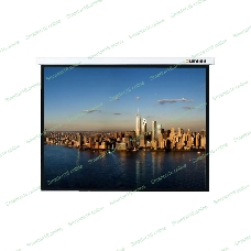 Настенный экран Lumien Master Picture 189х240 см Matte White FiberGlass, черная кайма по периметру, доп. черная кайма сверху 51 см 16:9