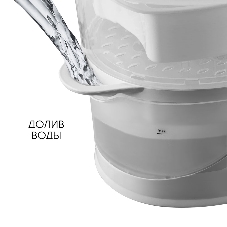 Пароварка Endever Vita-177 белый, 9 л, ярусы - 3, 1000 Вт, механическое