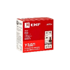Устройство защиты от дугового пробоя EKF PROxima (УЗДП) 1P+N C 63А 6кА с авт. выкл. afdd-2-63C-pro