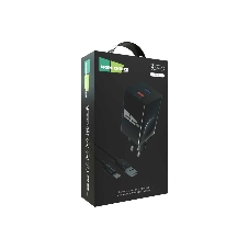 Сетевое зарядное устройство MORE CHOICE (4620202550286) NC69i 2USB 3.0A QC3.0 быстрая зарядка для Lighting 8-pin черный