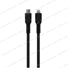 Кабель MORE CHOICE (4620202553690) K65ia 2м USB 3.0A PD 27W для Lightning ng 8-pin 2 м, черный