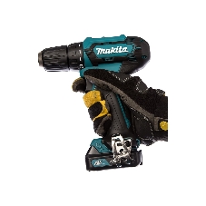 Дрель-шуруповерт Makita DF333DWAE, 12 В, 2 Ач, 30 Нм, щеточный