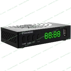 Приставка для цифрового ТВ Starwind CT-220 черный, DVB-T2, DVB-T, DVB-C, HDMI, USB 2.0 х2