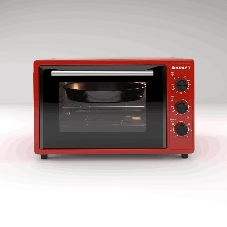 Мини-печь KRAFT KN-MO 3904 FRKR красный