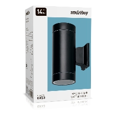 Светильник уличный настенный Smartbuy (SBL-WLBK1-2GX53) GX53*2 -черный/IP65