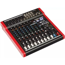 Микшерный пульт PROEL [MQ1222X] 12-ти канальный, 24 бит/48 кГц DSP, Bluetooth, медиа-плеер, 4x Combo XLR мик./лин. входа, 2x XLR+1/4