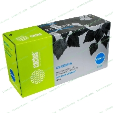 Картридж лазерный Cactus CS-CE341A голубой (16000 стр.) для HP Color LaserJet M775