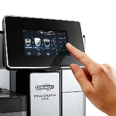 Кофемашина DeLonghi ECAM 610.75.MB металлик/черный, исп. кофе - зерновой/молотый, 2.2 л, 1450 Вт, 19 Бар
