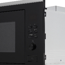 Встраиваемая микроволновая печь Gorenje BMX251M2BG черный, 25 л, 900 Вт, переключатели - кнопки, поворотный механизм