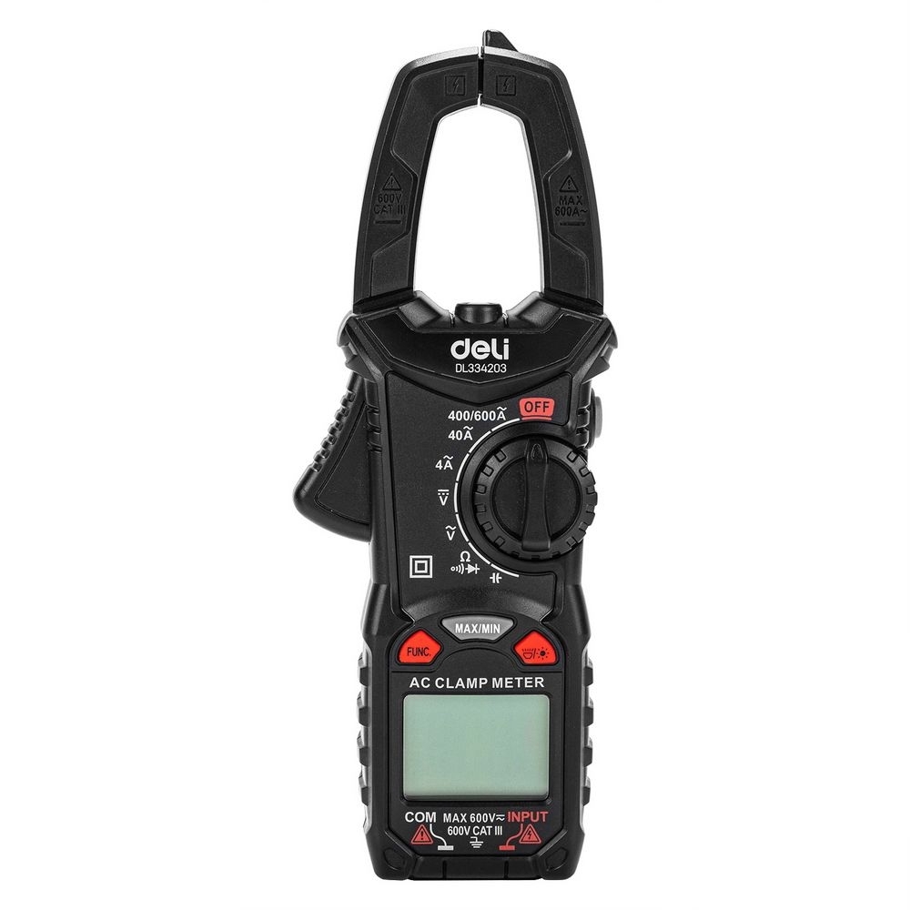 Токоизмерительные клещи цифровые Deli DL334203