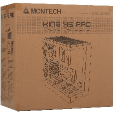 Корпус MONTECH ATX KING 45 PRO, Mid-Tower, черный, 4 x 120 мм