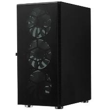 Компьютерный корпус Montech X3 GLASS, без БП, ATX 6x120мм 2xUSB 3.0 1xUSB3.1 audio bott PSU, черный