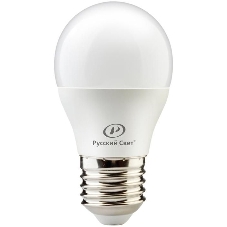 Лампа светодиодная RS G45 E27 8W 220-240V 2700К 8Вт 800лм Ra 90 шар Русский Свет 15010445048