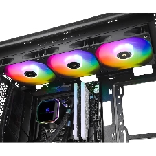 Система жидкостного охлаждения Thermalright Frozen Prism 360 ARGb Soc-AM5/AM4/1151/1200/2066/1700 черный 4-pin 27dB Al Ret (F-PRISM-360-BL-ARGb)