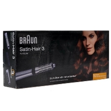 Фен-щетка Braun AS-330 64485731 серебристый/черный, 400 Вт, 18/36 мм